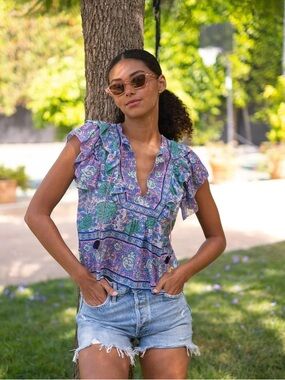 Bell Kiara Top, Green Navy